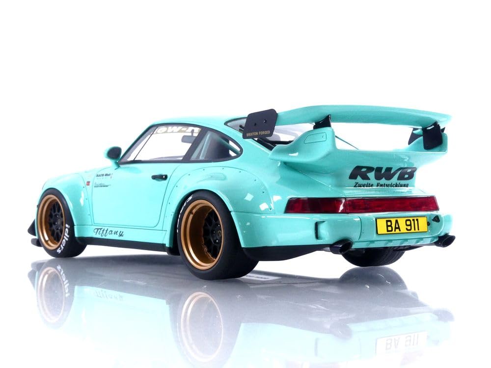 ミニカー 1/18 RWB Tiffany 2015 1/18 GT Spirit 2015 Porsche 911 RWB (Tiffany Blue) Resin Car Model