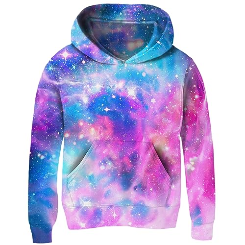Image of uideazone Teen Girl Sweatshirt Hoody Hoodies Hooded Pullover with Pockets 4-14 Years