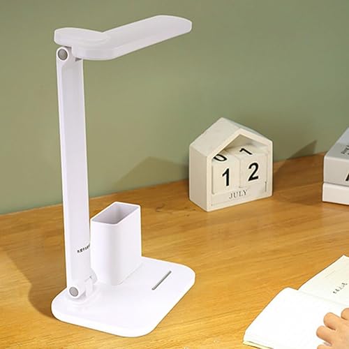 Miniatura 7 de Homoyoyo Lámpara de mesa plegable Lámpara de escritorio de lectura ajustable Lámpara de estudio ninguna batería