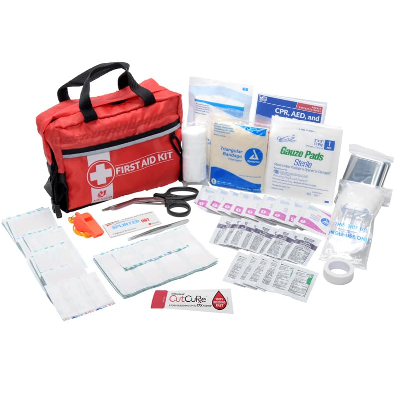 Amazon.com: MFASCO First Aid Kit - Compact Lightweight Red Nylon