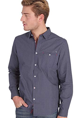 Kaporal Caty Chemise habillée Homme Bleu (Blue Us Blue Us) Small (Taille Fabricant: S) Lot de