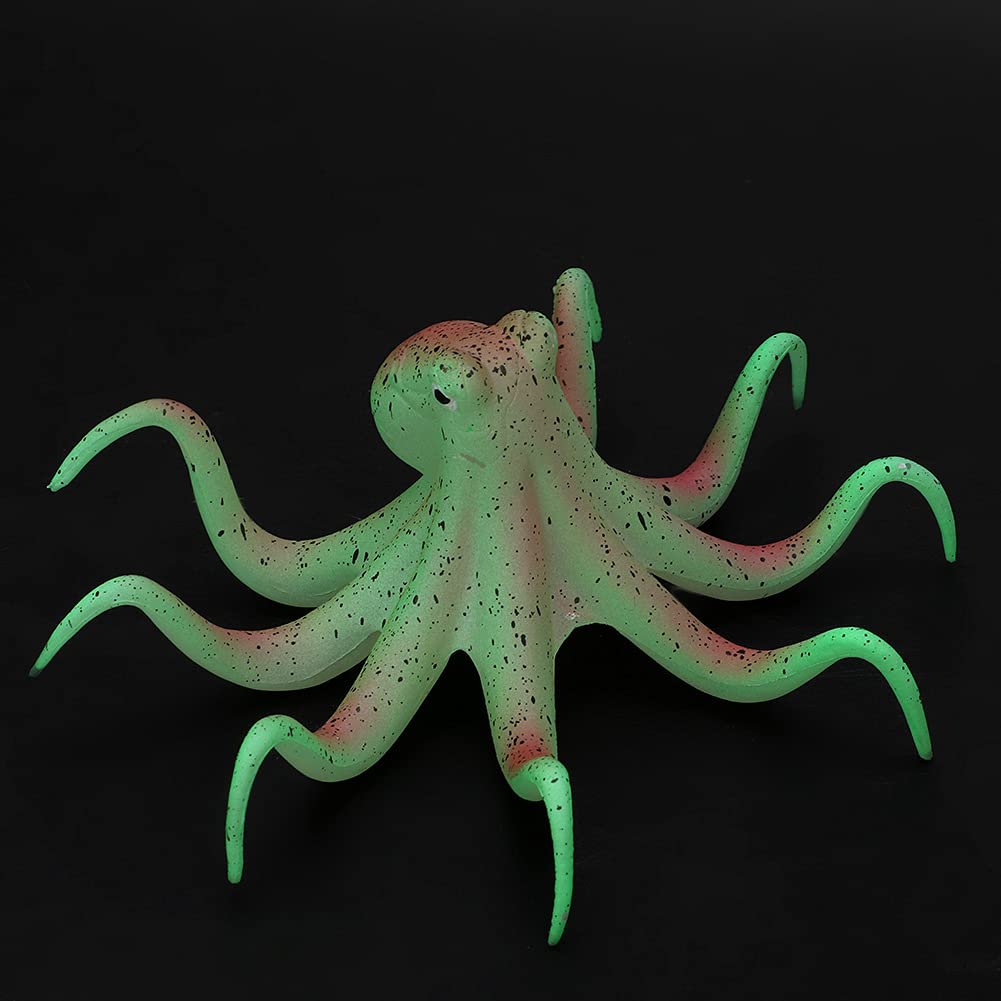 KIMISS Glow-in-the-Dark Realistic Octopus Aquarium Decoration - Image 2