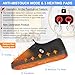 Amiable Heated Slippers, 7.4 V Unisex Foot Warmer with Anti-Touch Function, Heated Shoes with Dual Switches, Electric Slippers, Cordless Heat Feet Warmers with Rechargeable Battery（L）