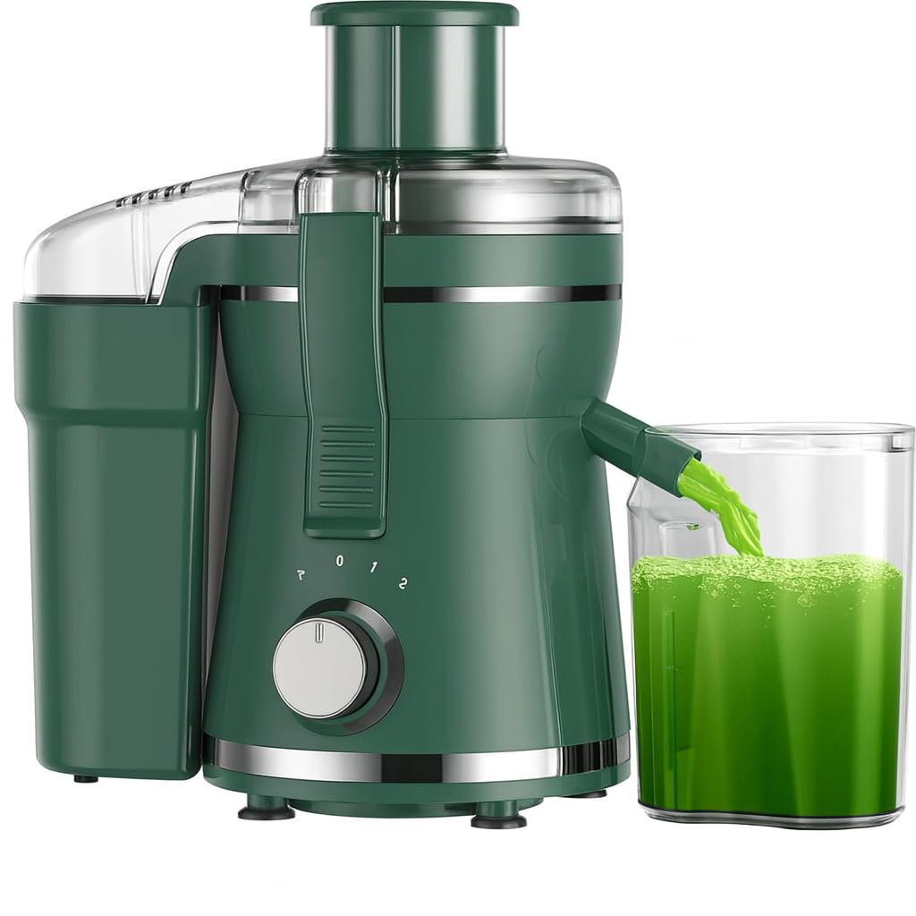 High-Speed Centrifugal Juicer Machine 600W Green