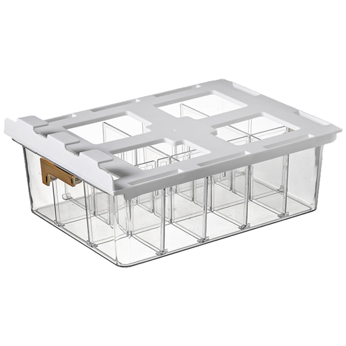 Boîte de rangement pour sous-vêtements et chaussettes en PET à compartiments