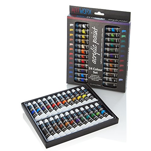 Artworx 24 x Acrylic Paint Tube Set - 12ml