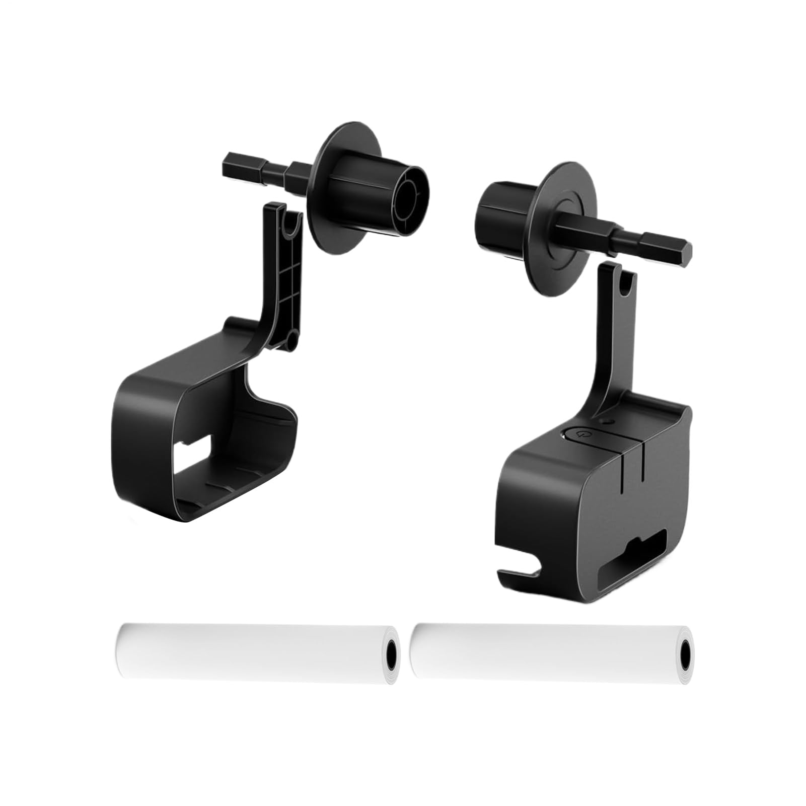 Supporto Per Stampante E 2 Rotoli Di Carta Termica, Accessori Per Stampanti Da Ufficio Portatile Per Viaggi, Casa E Ufficio, Supporto Per Stampante Mobile, Supporto Per Stampante