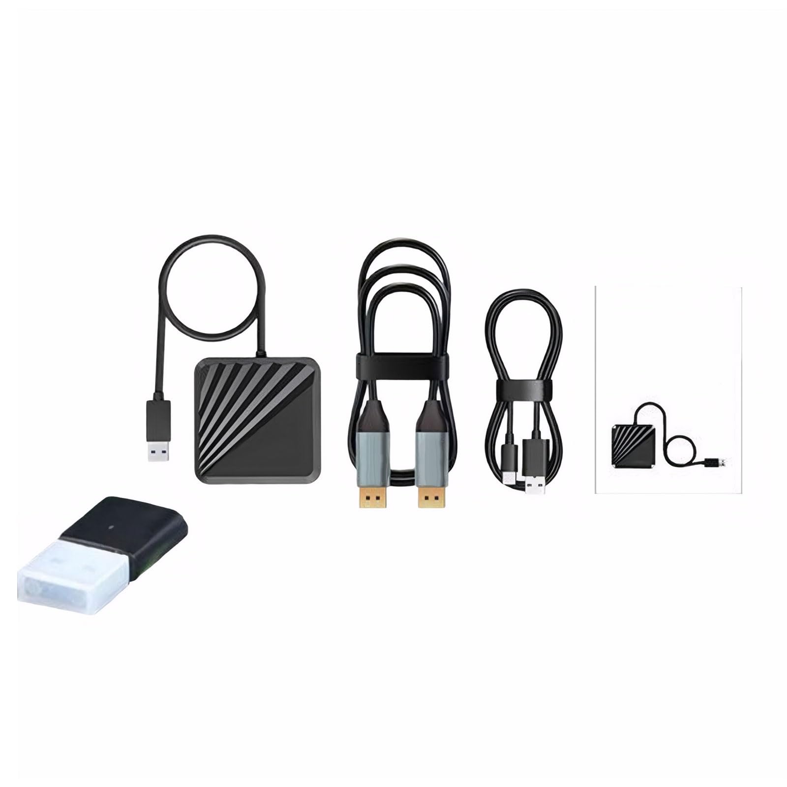Adattatore facile da configurare con cavo di alimentazione e set di cavi DP1.4, accessori, computer USB