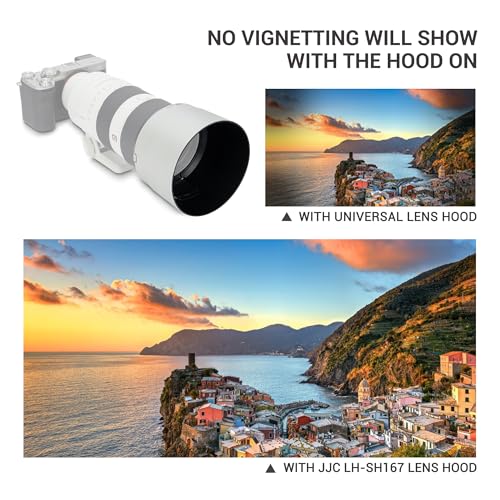 Image of JJC ALC-SH167 Lens Hood Shade for Sony FE 70-200mm F2.8 GM OSS II Lens | Bayonet, Reversible, for Sony SEL70200GM2 Lens, Allows to Attach 77mm Filter & Lens Cap, No Vignetting