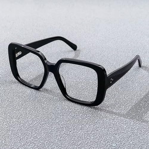 Image of Zeelool Oversized Square Blue Light Blocking Glasses for Women Men JGA962156-01B Black