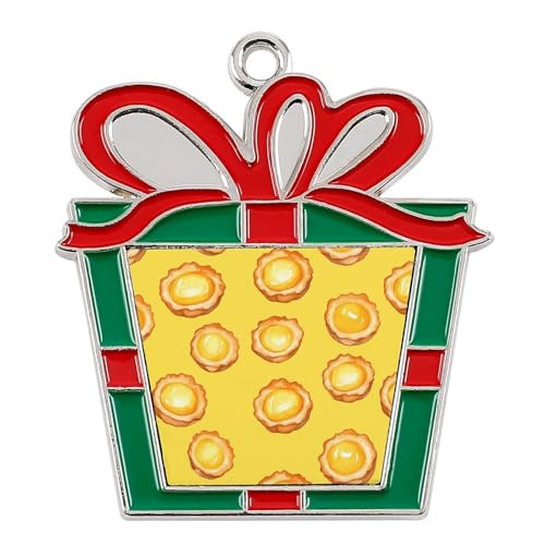 Decoración colgante de tarta de huevo para árbol de Navidad, fiesta festiva