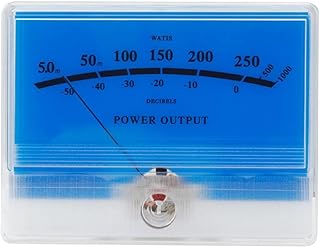 Square VU Meter With Backlight High Sensitivity VU Meter Volume Meter Ammeter Quality Plastic Made For Home Power Amplifier For DIY Recording Studio Mixer Home Power