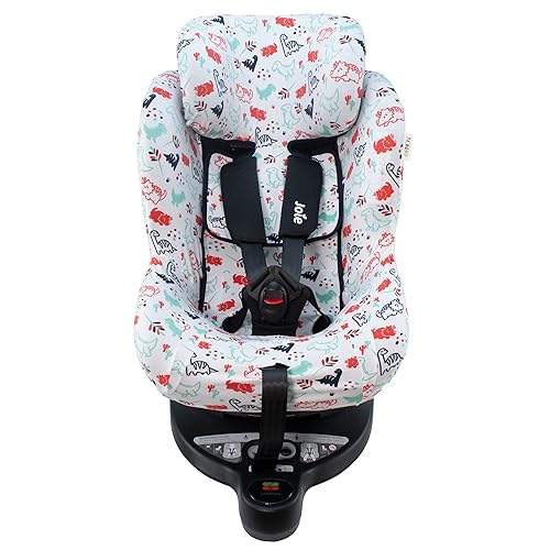 JYOKO Kids Cotton Case Compatible with Joie I-Spin 360 and Joie I-Safe (Dino Party), Funda Joie I-Spin 360 y Joie I-Safe - Image 2