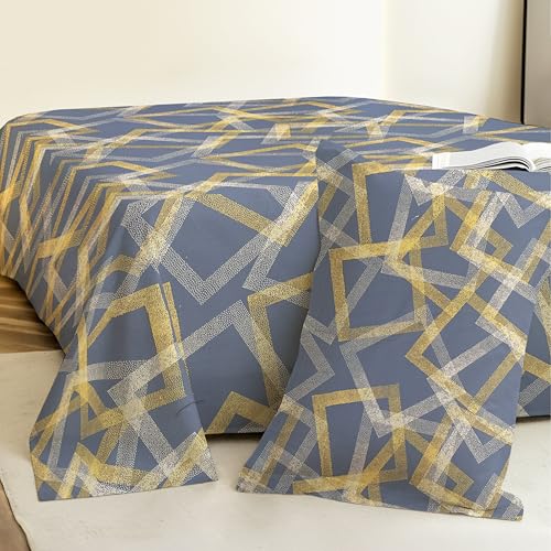 Image of Weave & Decor Cotton Bedsheet for Single Bed 90x60 Inches Soft and Breathable, Includes 1 Pillow Cover 20x30 Inches