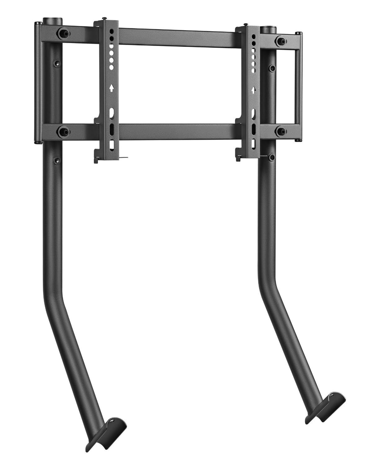 Supporto Monitor Per Simulatore Di Guida, Compatibile Con Sedie Da Corsa Ranqer, Regolabile 10°, Per TV 32-50'', Metallo Nero Con Rivestimento Antigraffio E Viti Incluse