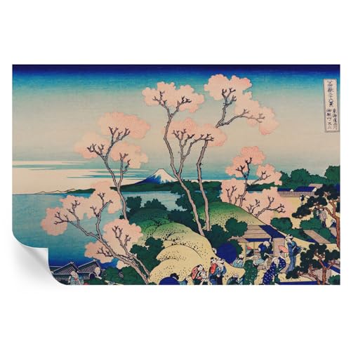 Papel pintado autoadhesivo lavable de flores de cerezo 104x70 2