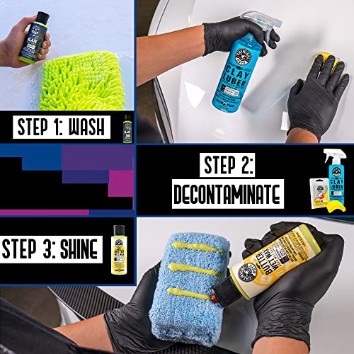 Chemical Guys Clay Bar Kit - Complete System - Clay Bar and Luber Combo with Accessories for Smooth Paint Finish - Removes Embedded Dirt, Overspray, and Fallout - 6 Item Kit by Chemical Guys - Image 2
