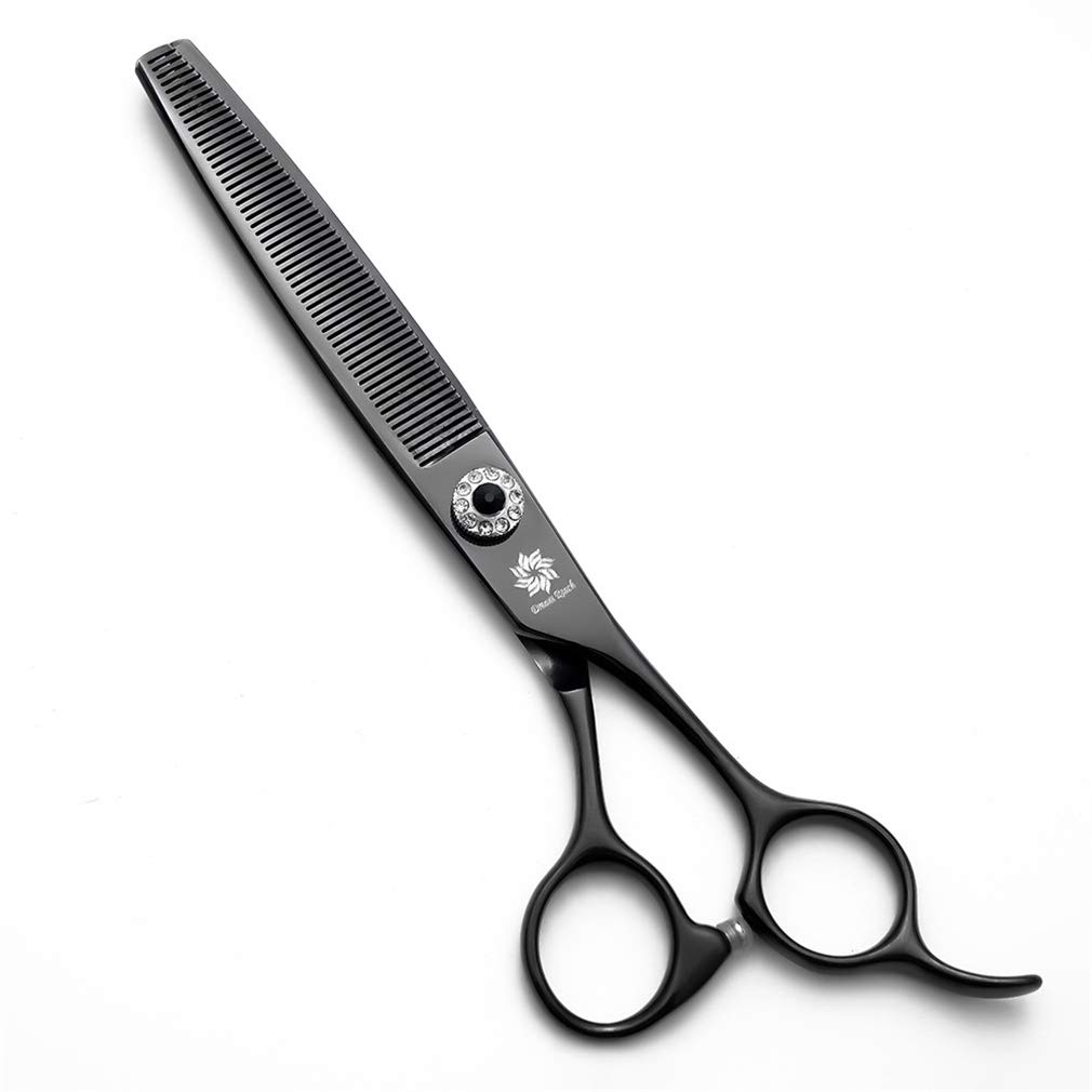 Pet Grooming Forbici, 6,5 Pollici Professionale in Acciaio Inox Taglio Diradamento dei Capelli Shear Diradamento Haircut Tools, per Governare Dell'animale Domestico Negozi,Viola