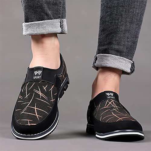 Image of Veslesth Men Casual Shoes Sneakers Loafers Comfort Walking Shoes Fashion Driving Shoes Luxury Leather Shoes for Male Business Work Office Dress Outdoor