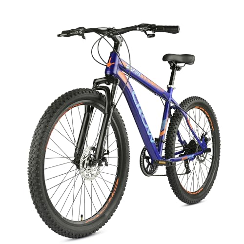 Image of CROW - Wolf 7 Speed | 27.5 inch Inch Mountain Bike | HITENSILE Steel Frame | Suspension Fork | Dual Disc Brakes | Ideal for Boys /Girls /Men /Women