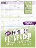 familienkalender 2019 kaufen  FamilienPlaner XXL 2021/2022 Wandkalender 7-spaltig, 33 x 44 cm  Laufzeit 18 Monate: Jul 21 - Dez 22  Familienkalender Wandplaner mit Ferienterminen u.v.m.  klimaneutral & nachhaltig