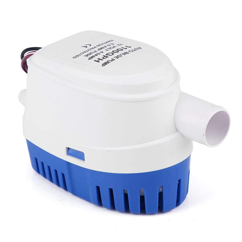 Dioche Automatyczna pompa pneumatyczna 1100GPH Boot 12 V Marine automatyczna pompa zatapiana do łodzi głębinowej, w pełni automatyczny przełącznik pływakowy