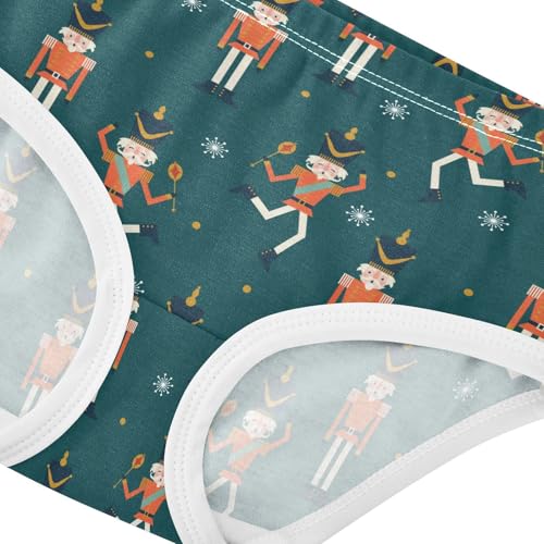 Girls Underwear Soft Cotton Christmas Nutcracker Kids Panties in Sizes 2/3t, 4t, 5t, 6 and 84