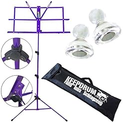 Keepdrum MUS2FL Pupitre et lot de 2 aimants pour partitions – Violet - Les Beatles, Paul McCartney, John Lennon, RIngo Starr, George Harrison Keepdrum MUS2FL Pupitre et lot de 2 aimants pour partitions - Violet – Image 2