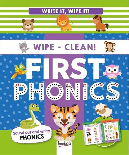 First Phonics: Write It, Wipe It! (Write It, Wipe It Spiral)