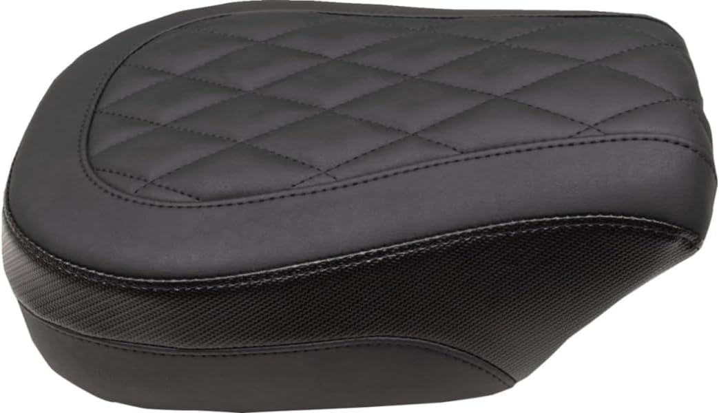 Mustang 88204 Standard Touring Passenger Seat - Diamond Stich - Black