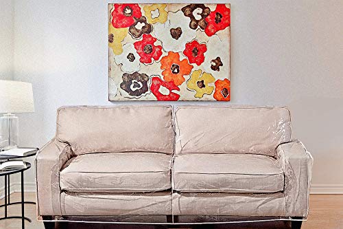 Covers For The Home C4H-LOVESEAT-84 Clear Vinyl Furniture Protector thumb #1