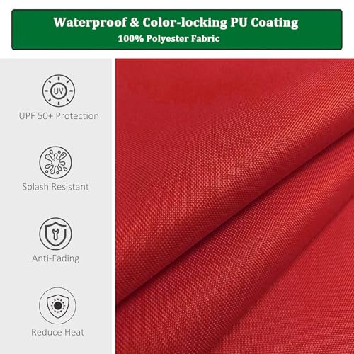 Auvent de rechange polyester store banne extérieur rétractable 3x2.5m - 4