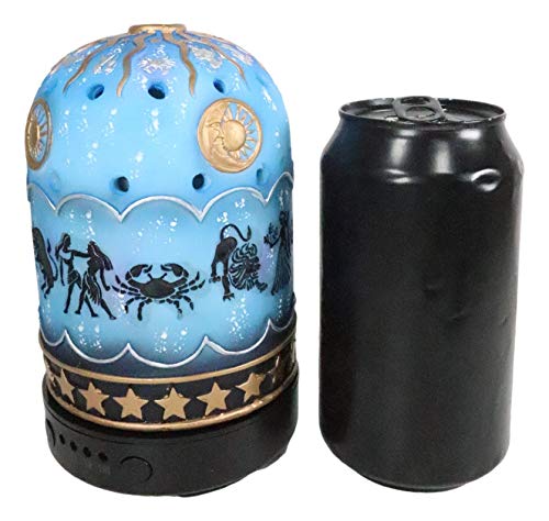 Difusor aromático eléctrico con signos zodiacales y luces LED miniatura 5