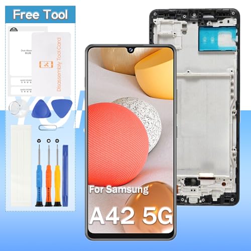 Écran tactile OLED Samsung Galaxy A42 5G SM-A426B pièce de rechange vitre avec cadre