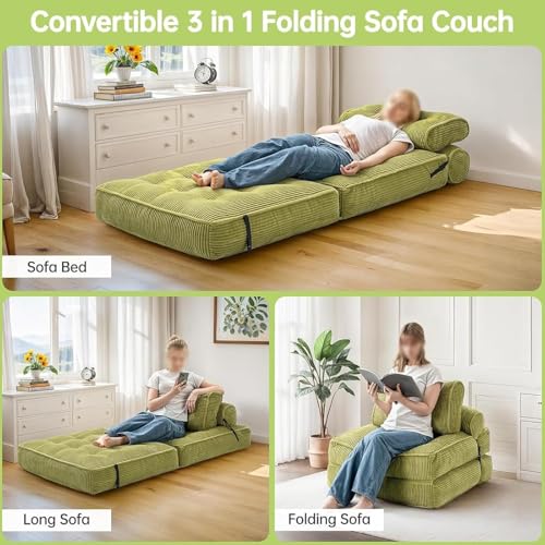 Sofá cama plegable para recibir visitas sin perder espacio en tus dormitorios 4
