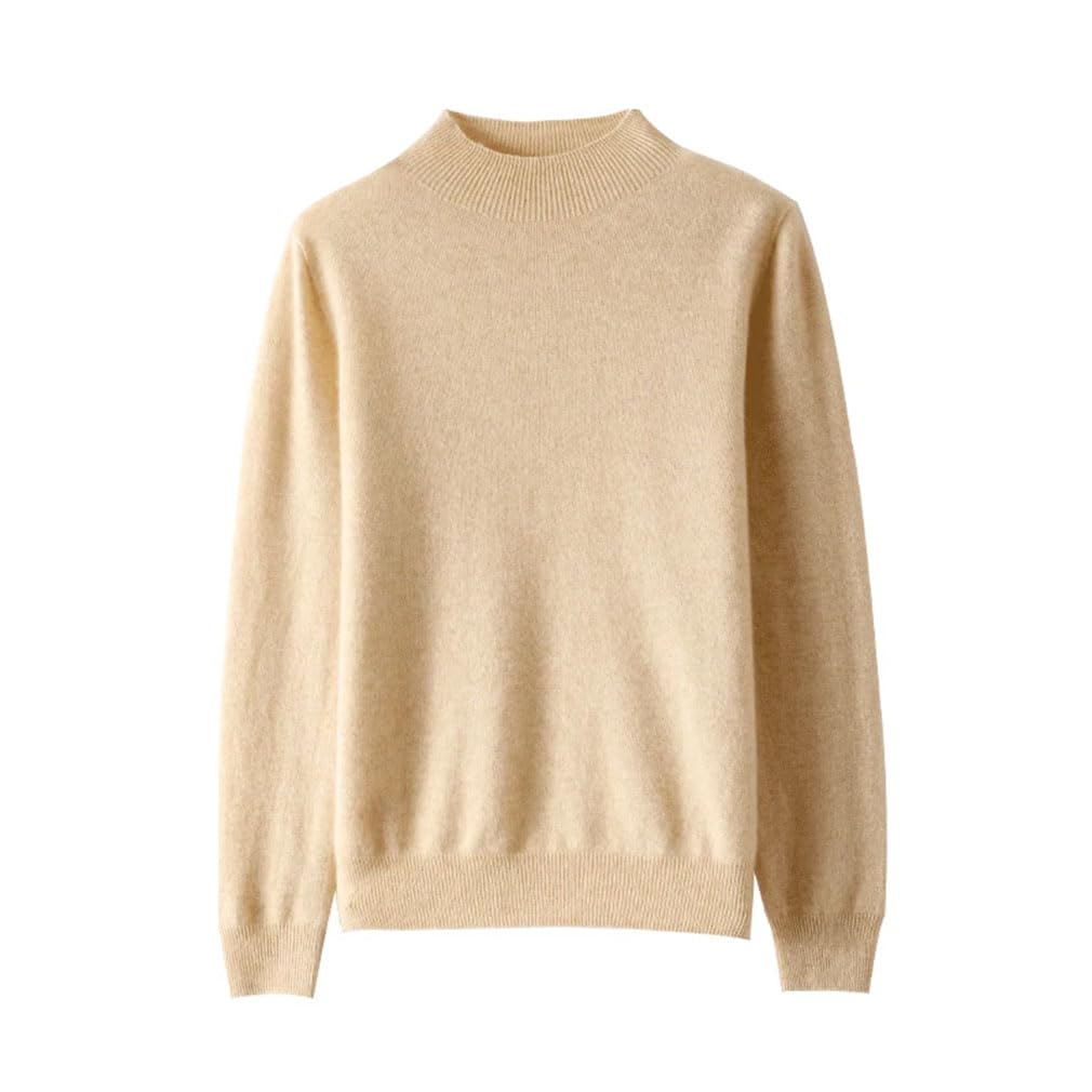 Damski sweter okrągły dekolt miękki ciepły sweter damski solidny casualowy dzianinowe topy