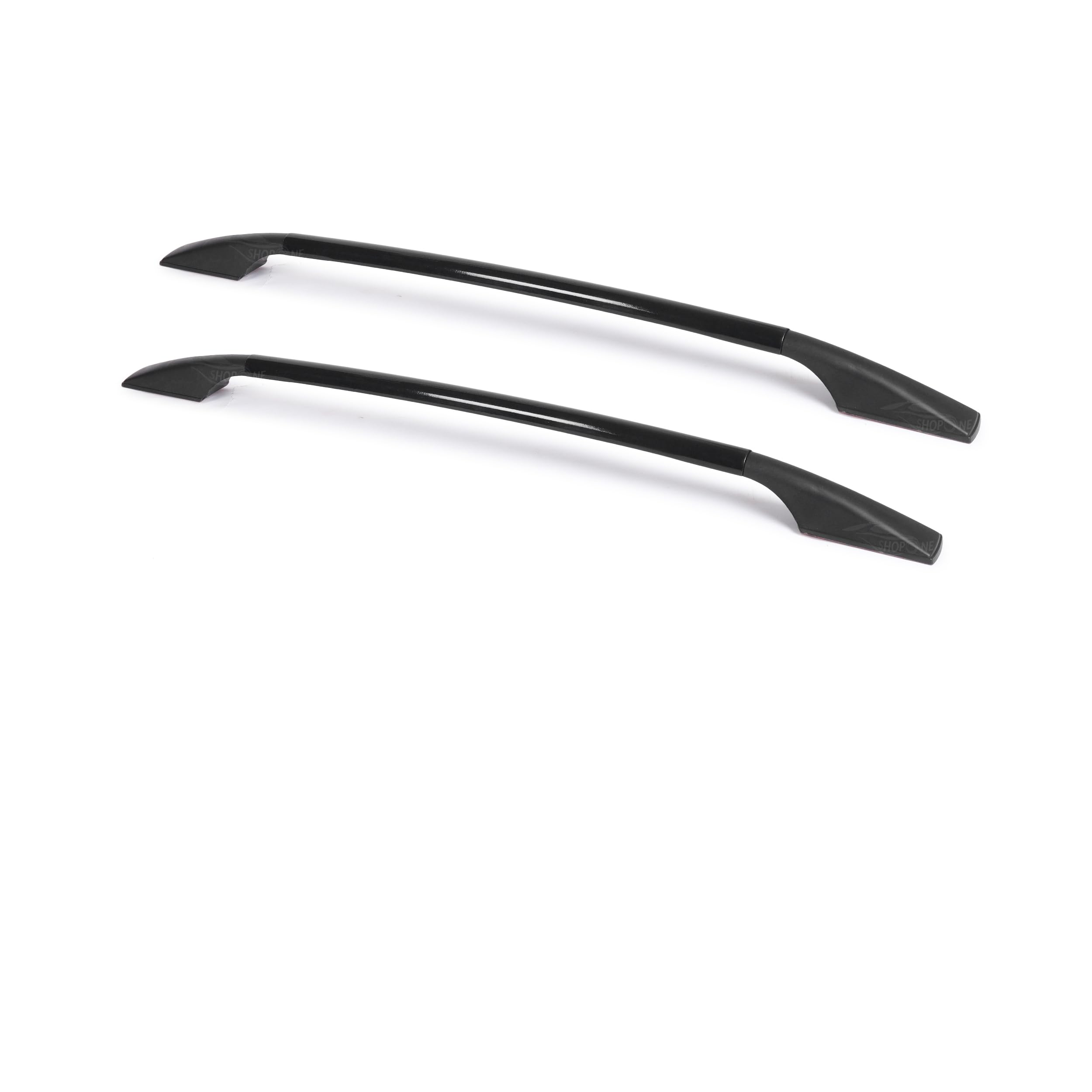 Universal Car Roof Rail | Decorative Roof Rail Accessory | Premium Material | Easy Stick-On Installation | Stylish Exterior Upgrade | Black Finish (Set of 2) (Black)-picture-30