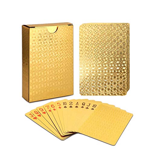Preisvergleich Produktbild KiraKira Spielkarten, Playing Cards ,Karten Spielen, Texas pokerwasserfeste Designer Profi Plastik Poker, Profi Premium Spielkarten für Texas Holdem Poker