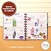 Happy Planner Disc-Bound 12-Month Planner, Jan.–Dec. 2025 Daily, Weekly, and Monthly Planner, Big Size, Horizontal Layout, Serene Garden, 72 Pages, 12 Dividers, 2 Sticker Sheets, 8.5