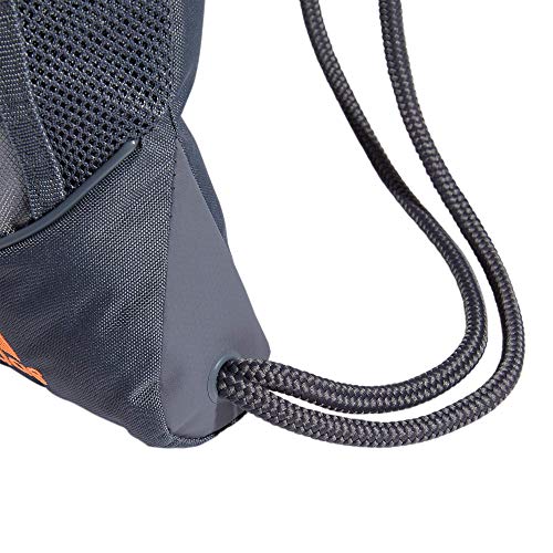 Image of adidas Alliance Sackpack DISCONTINUED, Grey /Screaming Orange /Onix, One Size, Alliance Sackpack Discontinued