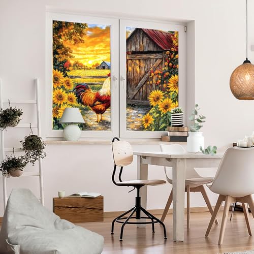 Vinilo adhesivo decorativo para ventana 2 piezas miniatura 5