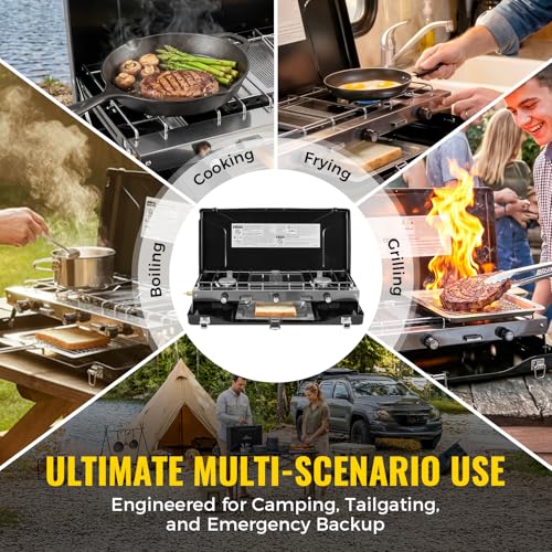 FineFlame 3-Burner Propane Camping Stove