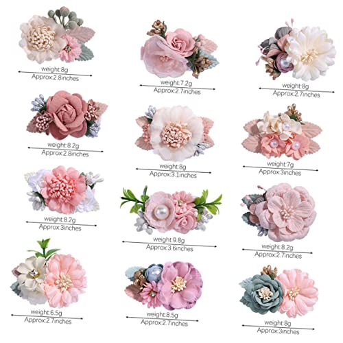 Pinces à cheveux fleuries UKCOCO | Le coffret cadeau idéal pour filles