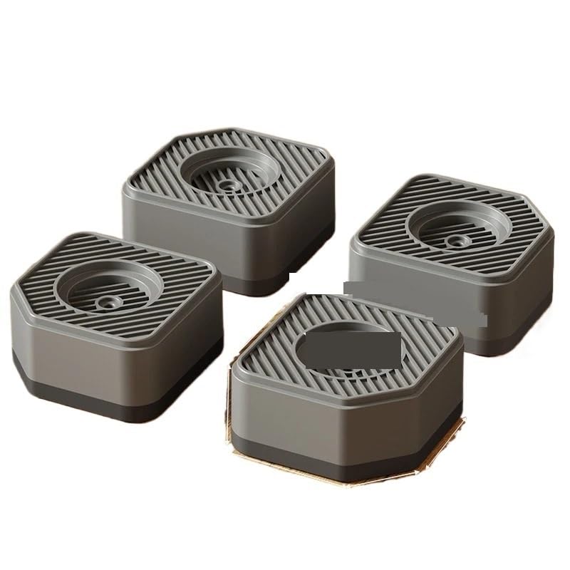 Almohadillas antivibración para pies, alfombrilla de goma antideslizante, amortiguadores silenciosos, soporte para lavadora, refrigerador, almohadilla para patas mueble, 4 Uds(4.5cm)