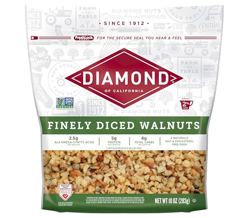 Image of Diamond of California Finely Diced Walnuts, 10 oz (Pack of 12)