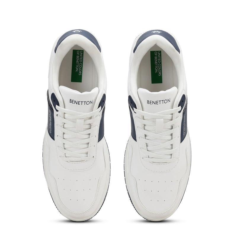 Image of United Colors of Benetton Mens United Colors of Benetton Solid Lace-up Sneakers Sneaker