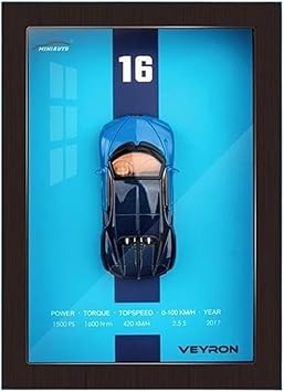 Mini Vehicles Toys 132 for Photo Frame Version Alloy Metal Sports Car Model Racing Car Painting Decoration Collection Great Car Gift Kids and TeensBlue