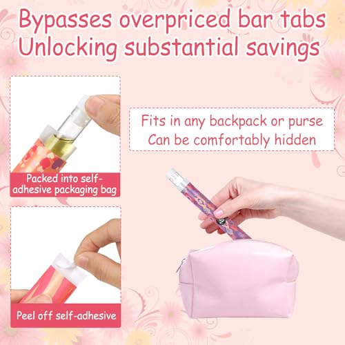 Image of Copkim 38 Pcs Tampon Tube Set for Women,Rainbow Style | Plastic Travel Tube Containers, Reusable Wrappers, for Festivals Cruises Sports Events Concert