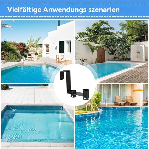 Support de barre de piscine résistant aux intempéries pour crochet de perche - 5