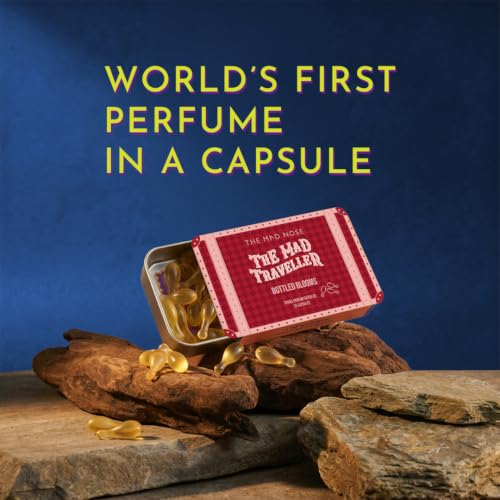 Image of Bottled Blooms Floral Perfume Oil Capsules | Long Lasting 10+ Hours | Unisex Pocket Perfume | Daily Wear Fragrance for Office & Parties | Travel-Friendly with Jasmine, Tuberose & Rangoon Creeper